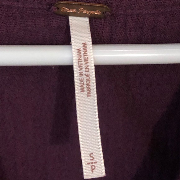 Free People Loose Fit Pullover Sz S EUC - Picture 5 of 5